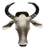 Decoração Country De Parede Cabeça De Boi Nelore Empalhada